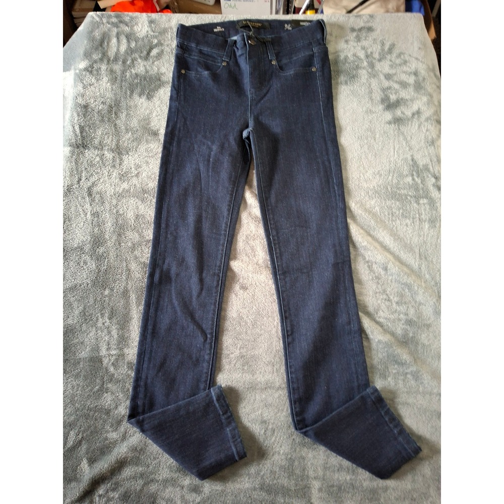 Liverpool Los Angeles The Skinny Jeans Indigo Dark Wash High Rise Womens Sz 0/25
